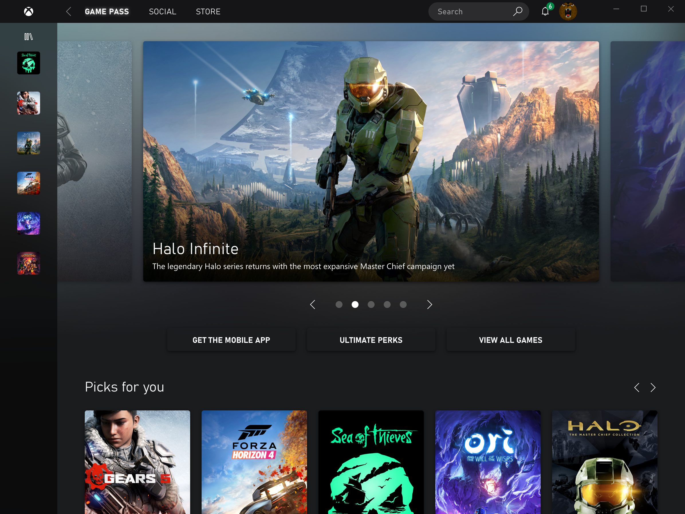 Here's a look at the updated dashboard for PC, Xbox One, and Xbox Series X VG247